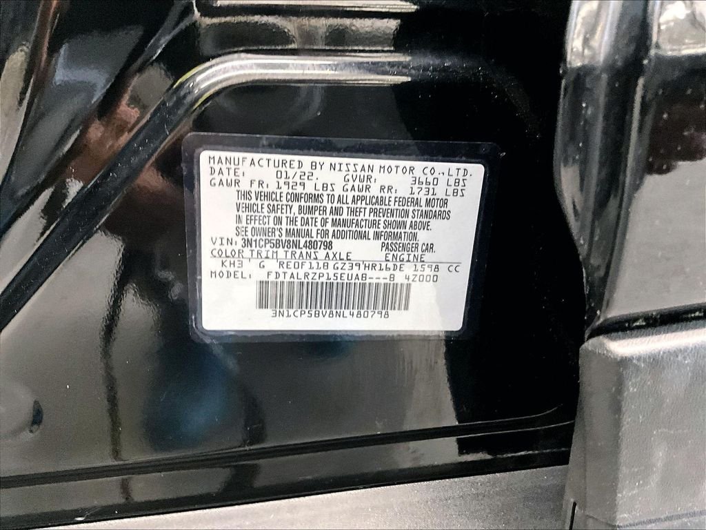 Used 2022 Super Black Nissan S image 33