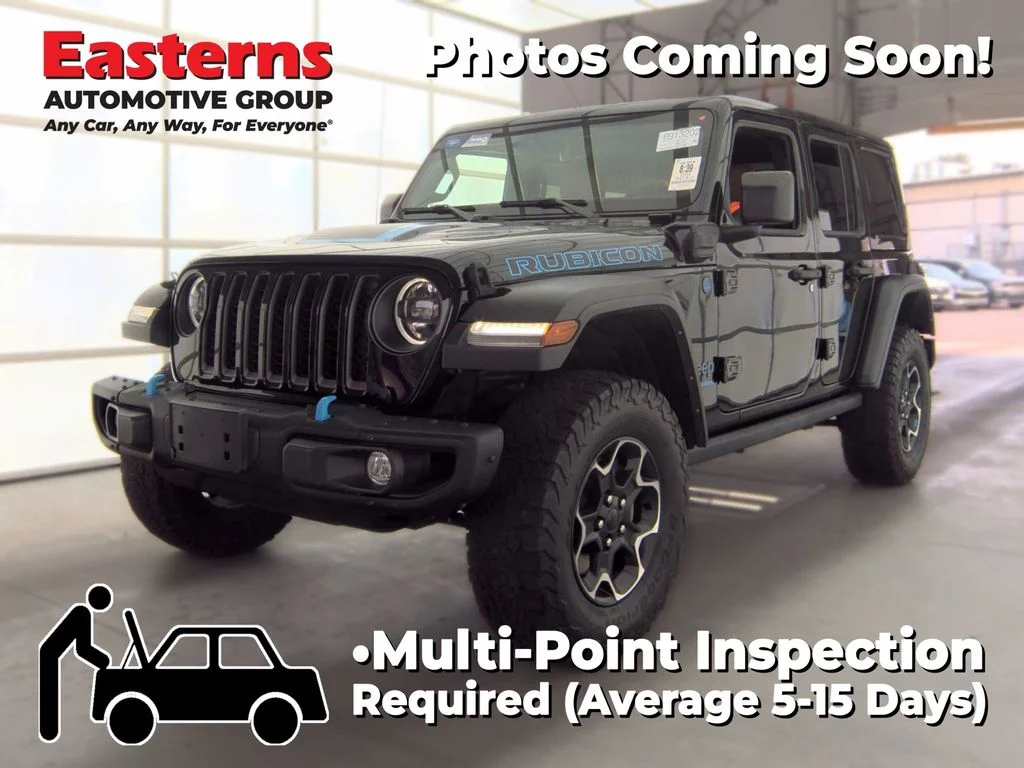 Used 2023 Black Jeep Rubicon 4xe image 1
