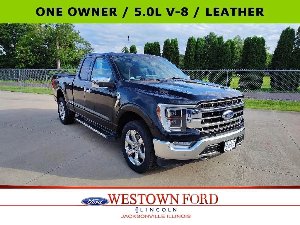 Used 2022 Agate Black Metallic Ford LARIAT image 1