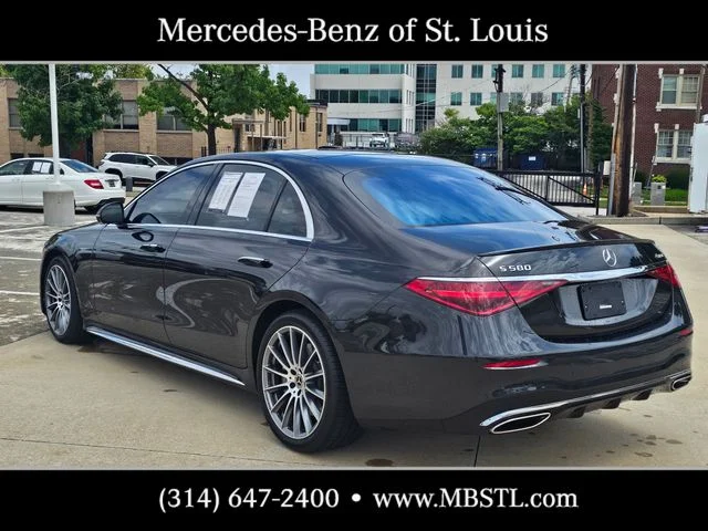 Certified Used 2024 Gray Mercedes-Benz S 580 image 4