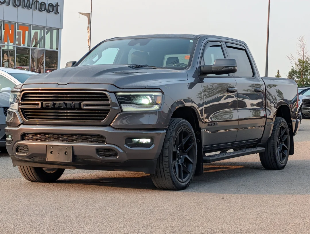 Certified Used 2023 Grey RAM Sport - - 4x4 - Sport Hood - 22 Forged Wheels - Trailer Hitch & Power Pedals & More! image 4