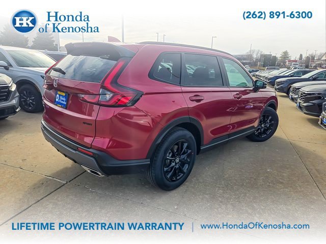 New 2027 Radiant Red Metallic Honda Sport-L Hybrid AWD image 5