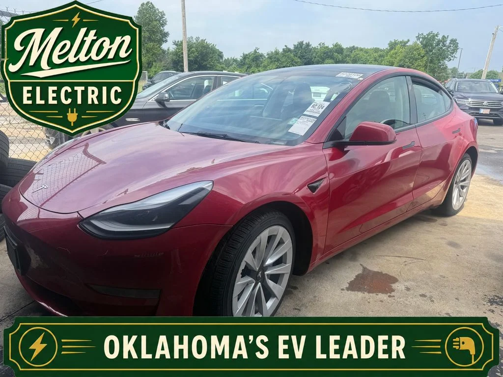 Used 2023 Red Tesla Base image 1