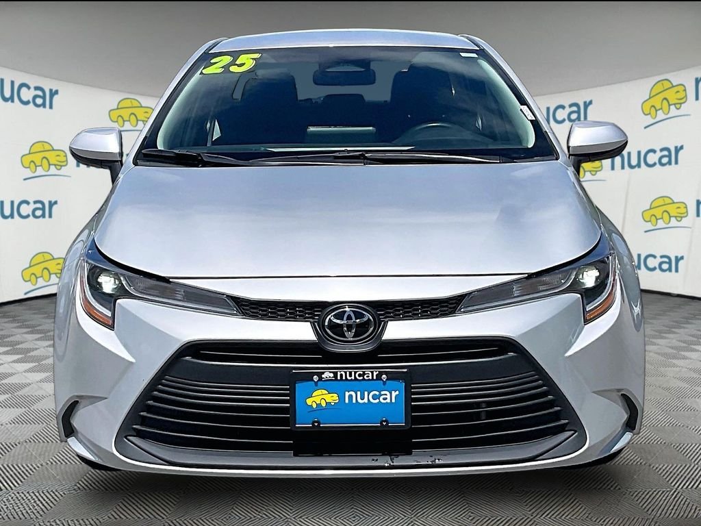 Used 2025 Classic Silver Metallic Toyota LE image 2