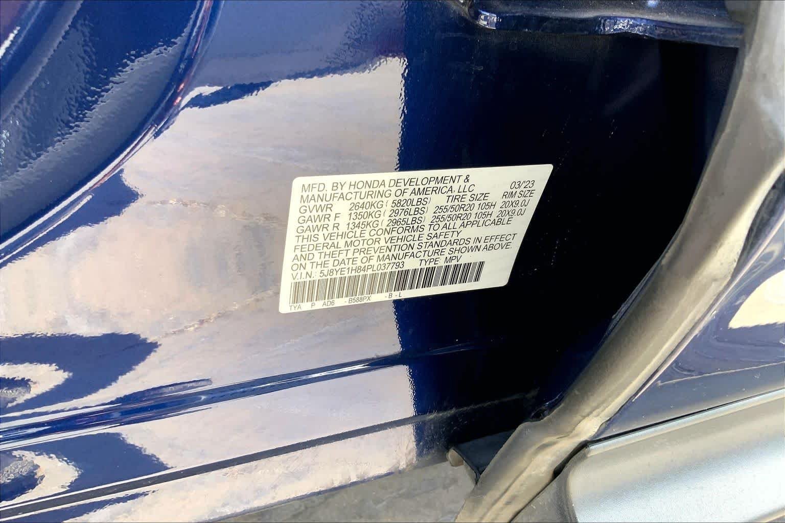 Used 2023 Fathom Blue Pearl Acura w/Advance Package image 35