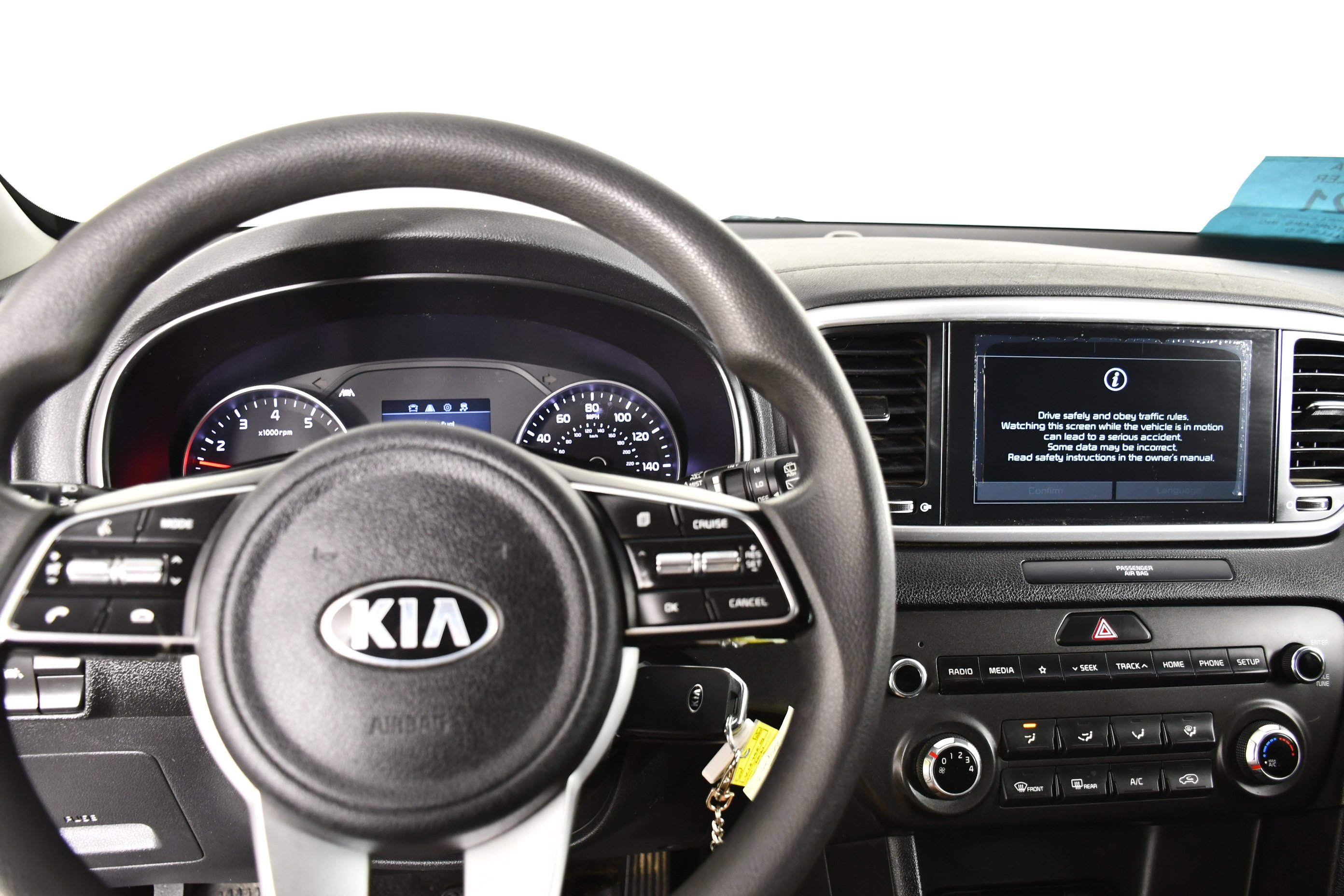Used 2021 Clear White Kia LX image 16