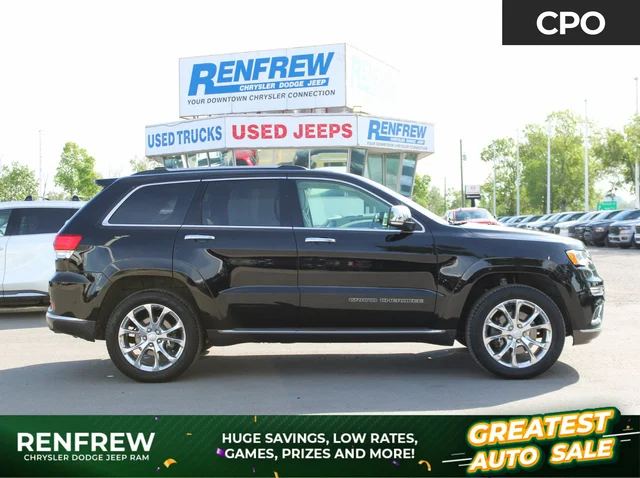2020 Jeep Grand Cherokee Summit | Low KM's | HEMI V8 | Laguna Heated/Vented Leather | Nav | Remote Start |*