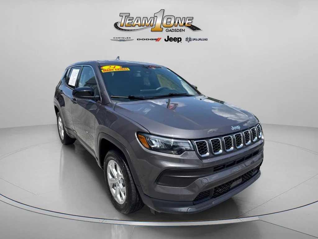 Used 2024 Baltic Gray Metallic Clearcoat Jeep Sport image 1