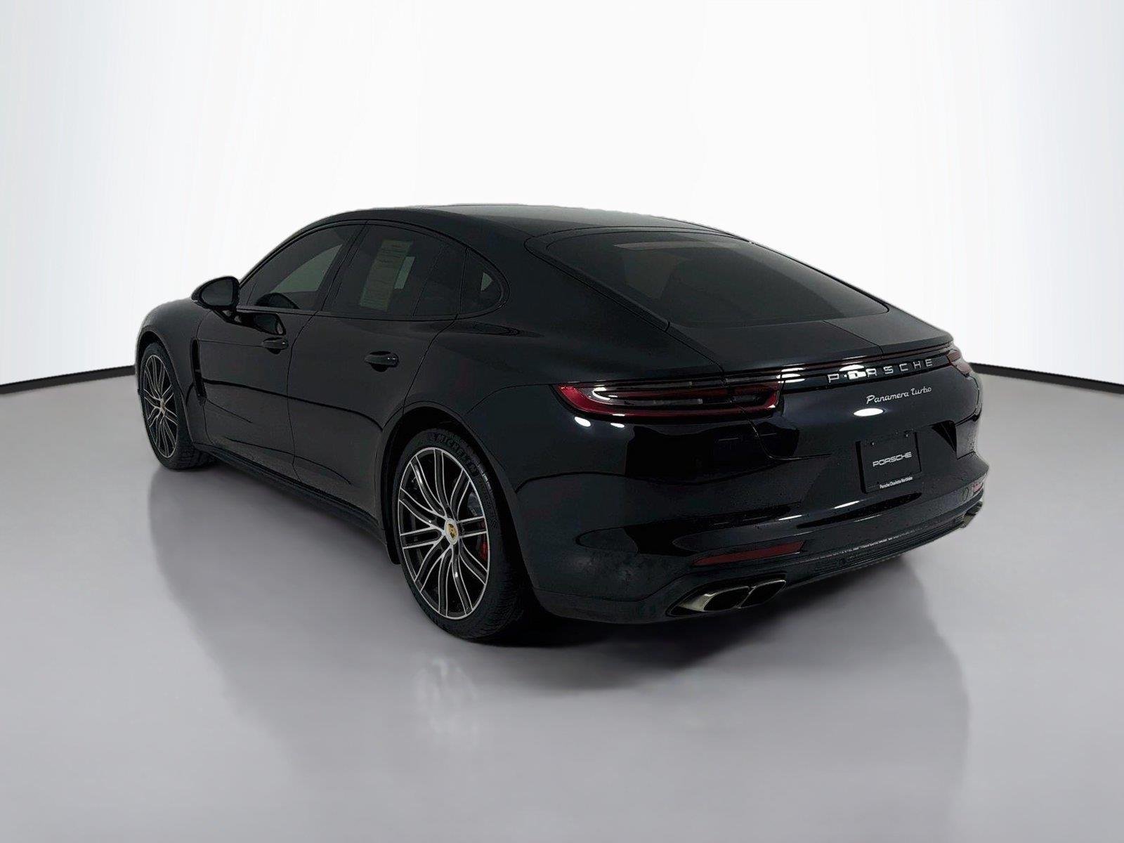 Used 2018 Jet Black Metallic Porsche Turbo image 3
