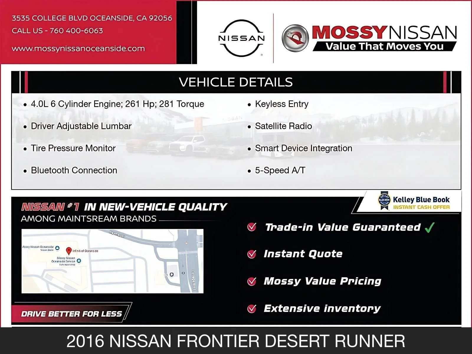 Used 2016 Glacier White Nissan Desert Runner image 4