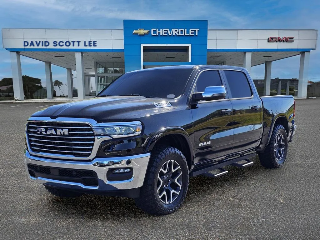 Used 2025 Diamond Black Cry Ram Laramie image 1