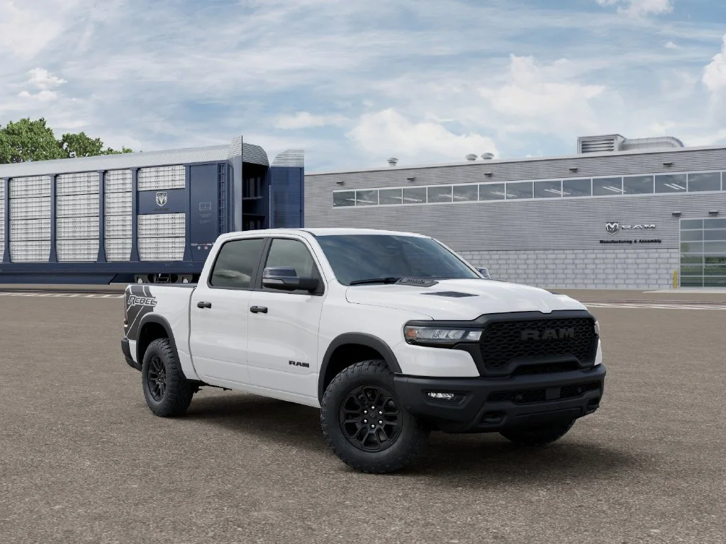 New 2027 Bright White Clear-Coat Exterior Paint RAM Rebel image 5