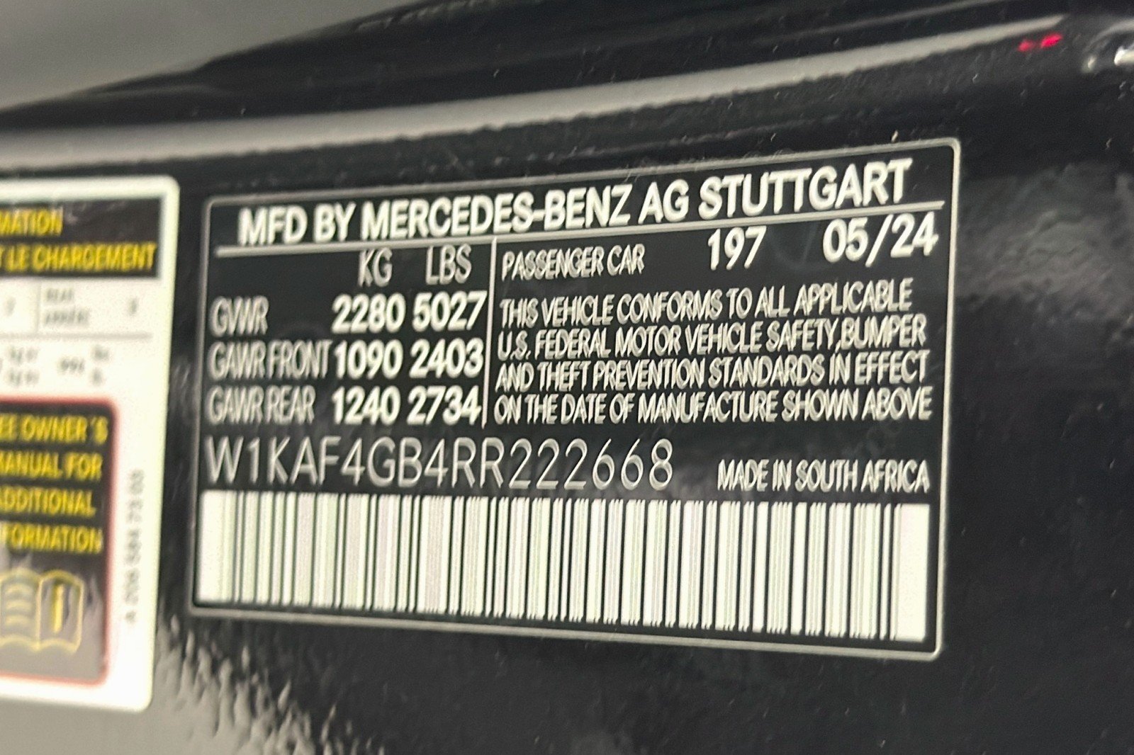 Used 2024 Obsidian Black Metallic Mercedes-Benz C 300 image 26