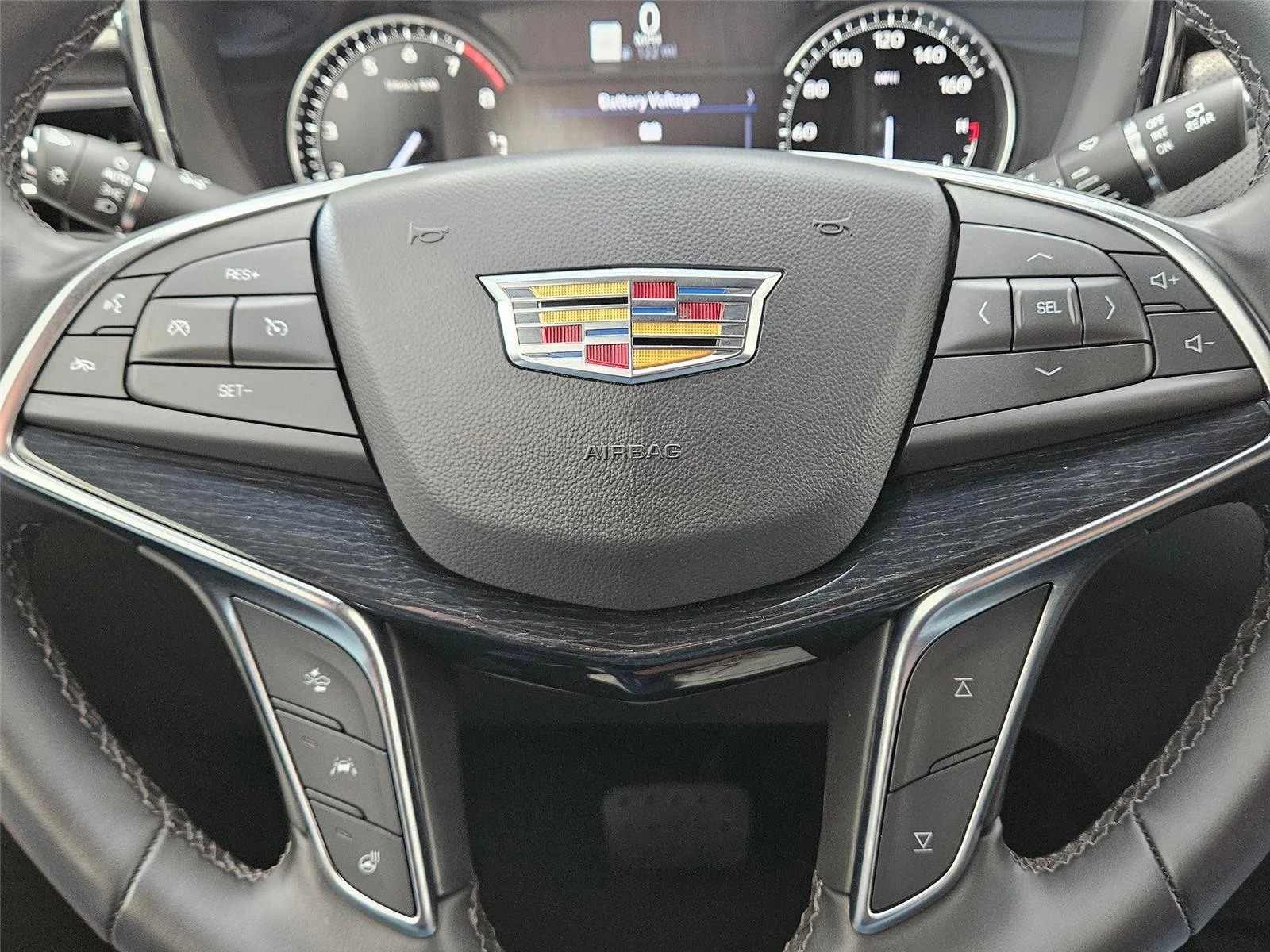 Used 2025 Argent Silver Metallic Cadillac AWD Premium Luxury image 15