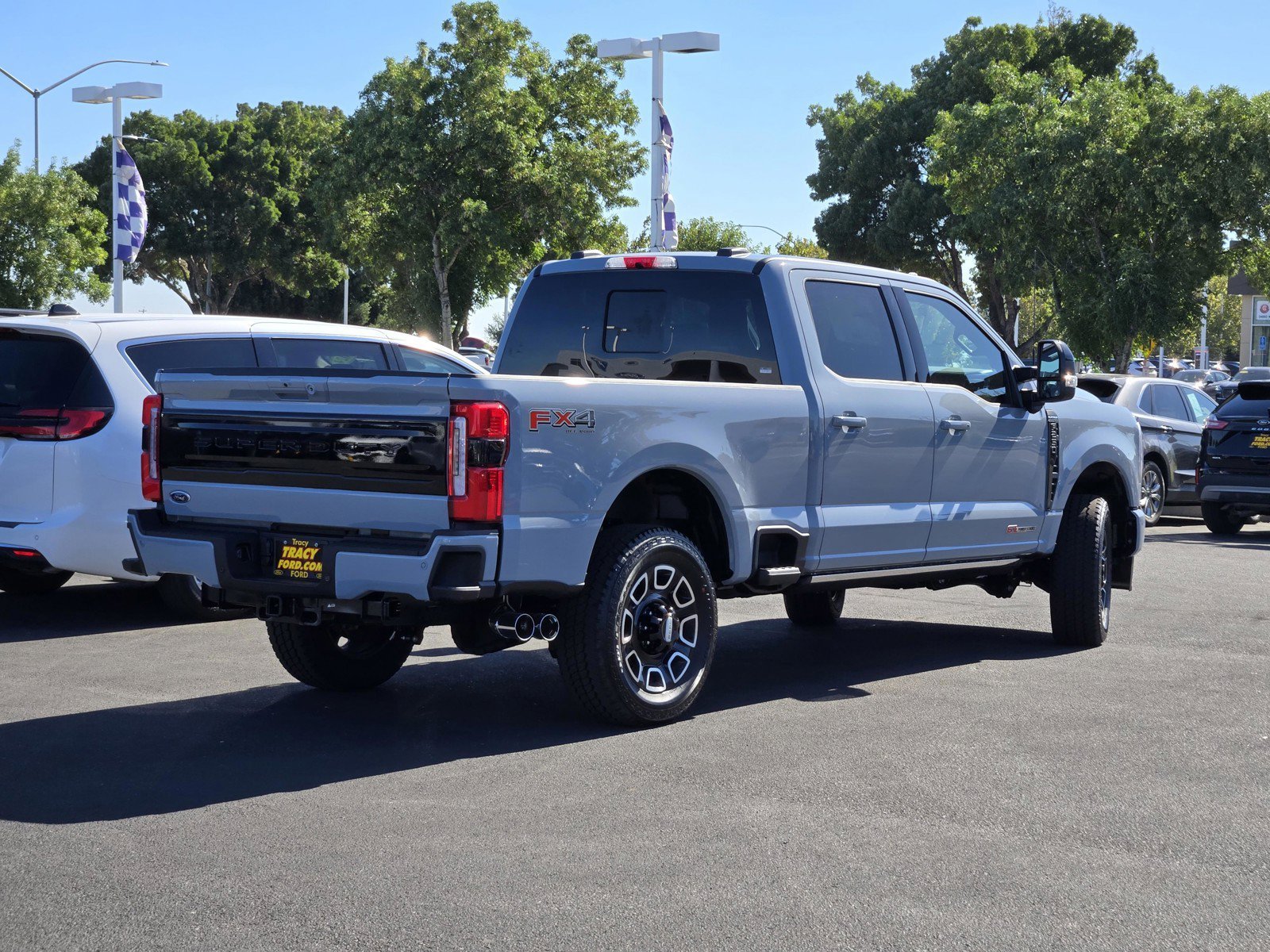 New 2026 Glacier Gray Metallic Tri-Coat Ford F-250® Platinum® image 4