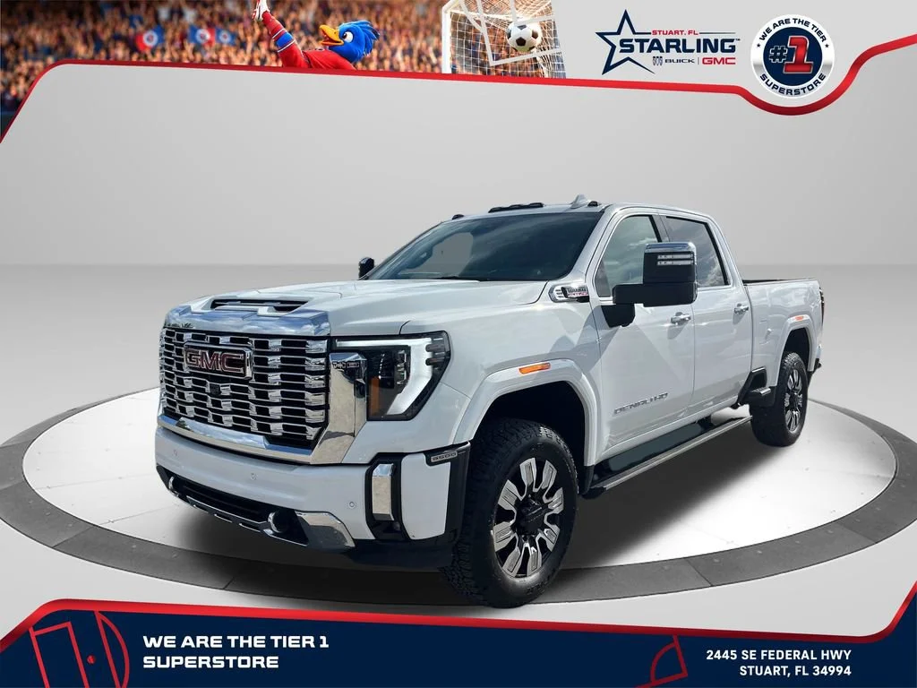 Used 2025 Summit White GMC Denali image 1