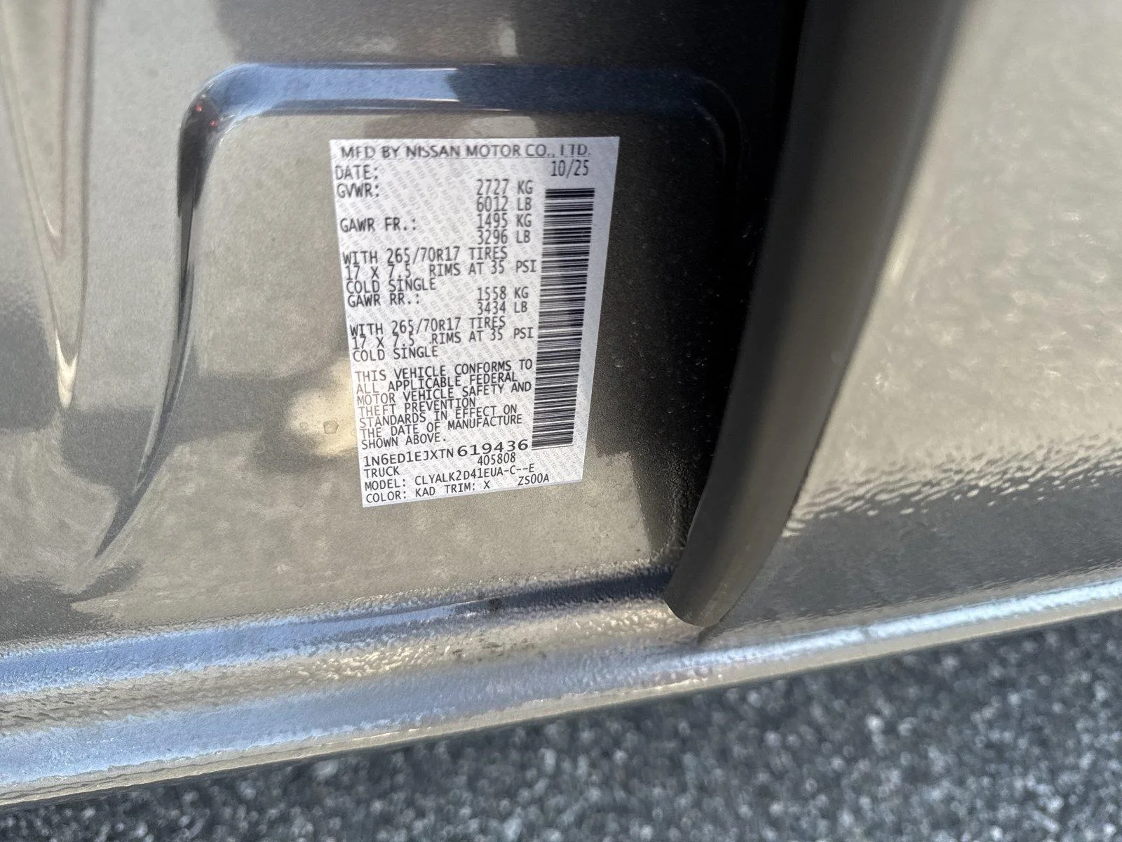 Used 2026 Gun Metallic Nissan PRO-X image 32