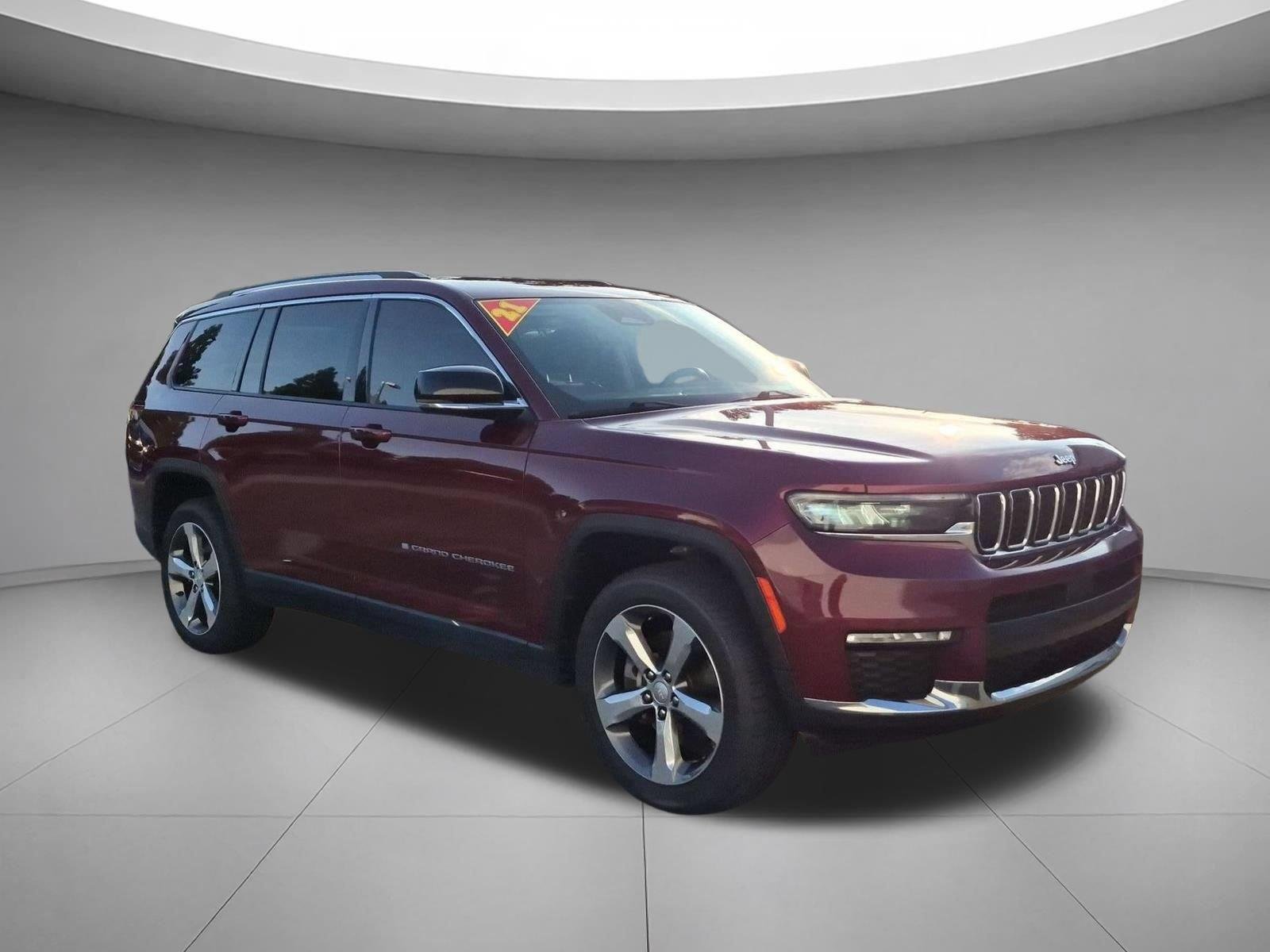 Used 2021 Velvet Red Pearlcoat Jeep Limited image 7