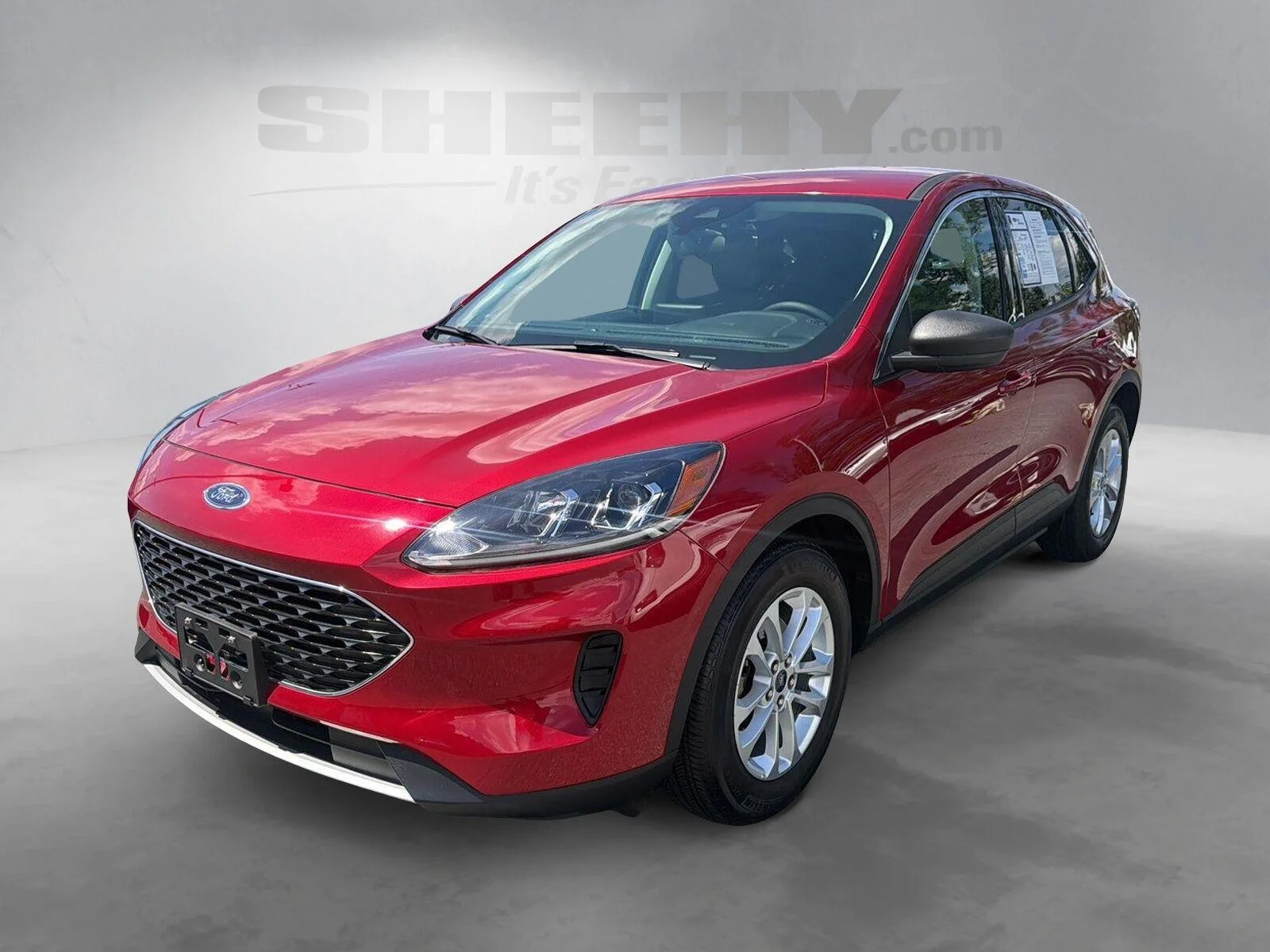 Used 2022 Rapid Red Metallic Tinted Clearcoat Ford SE image 14