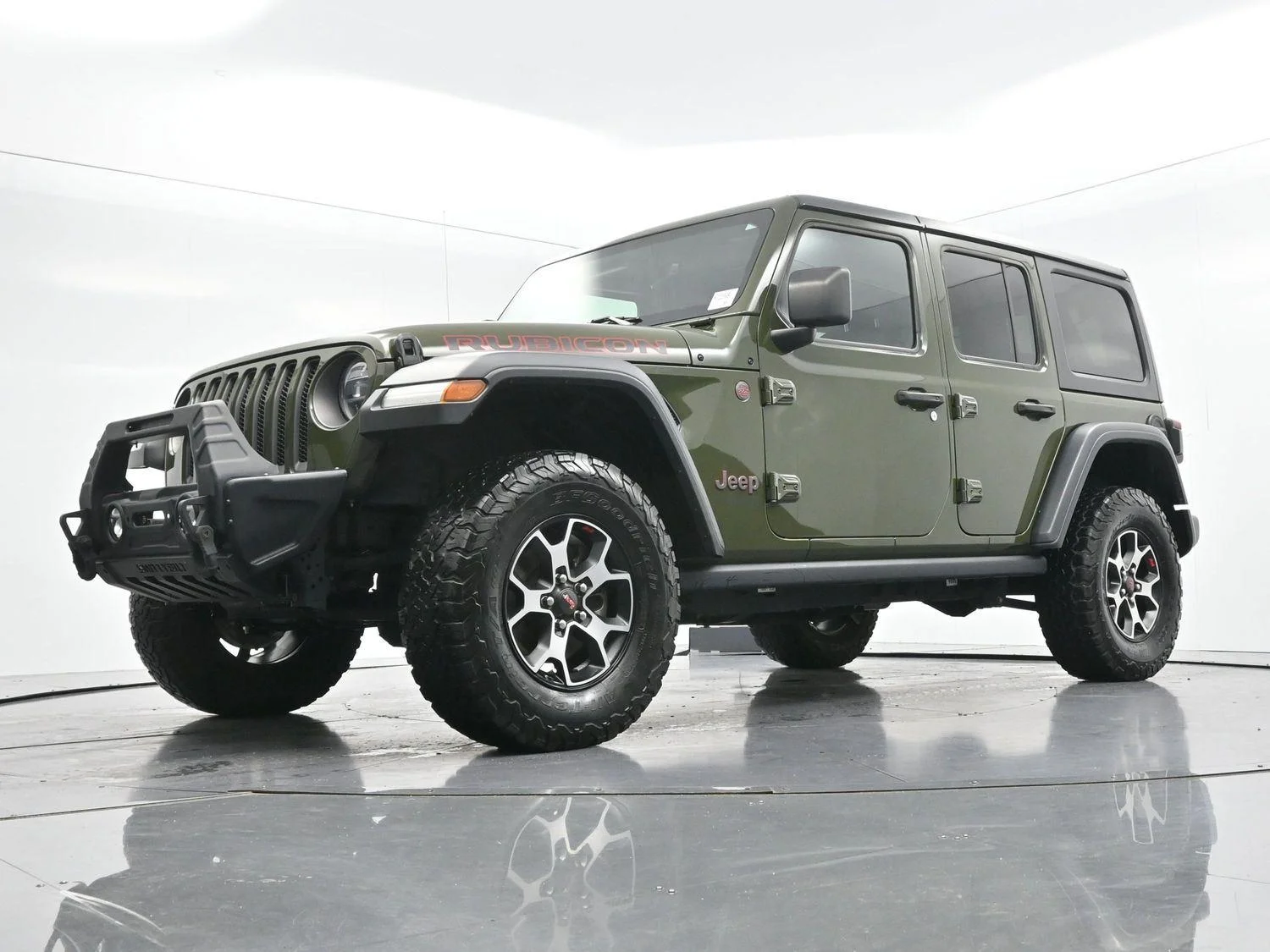 Used 2021 Sarge Green Clearcoat Jeep Unlimited Rubicon image 46