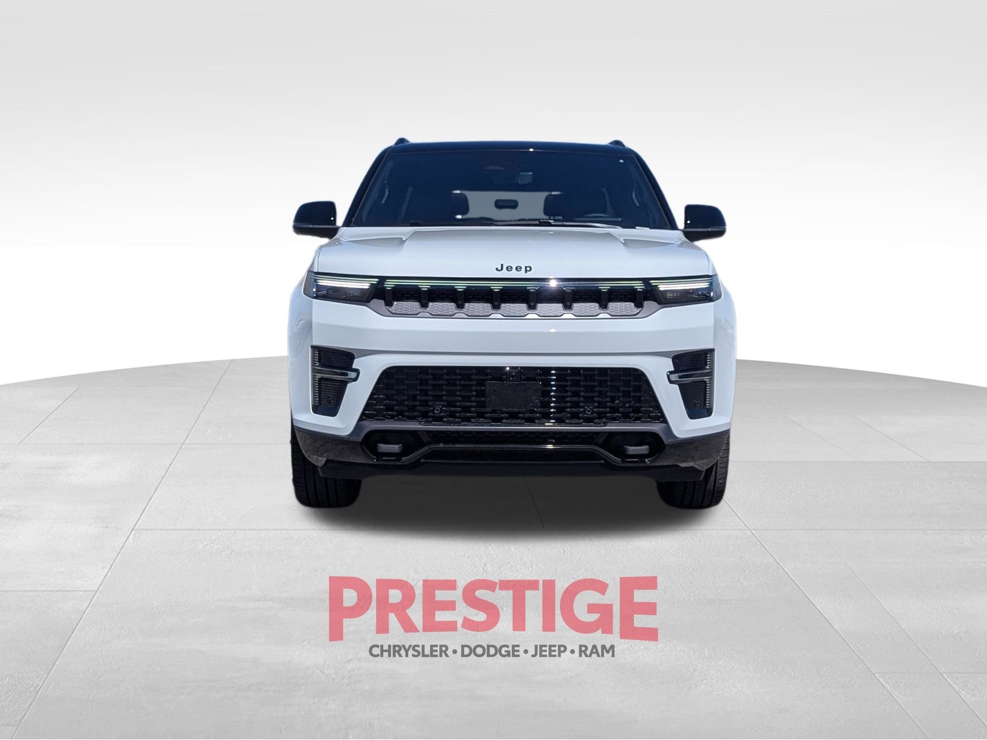 New 2026 Bright White Clear-Coat Exterior Paint Jeep Summit Obsidian image 2
