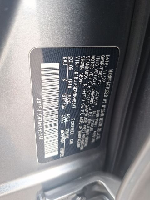 Certified Used 2022 Gray Nissan SL image 29