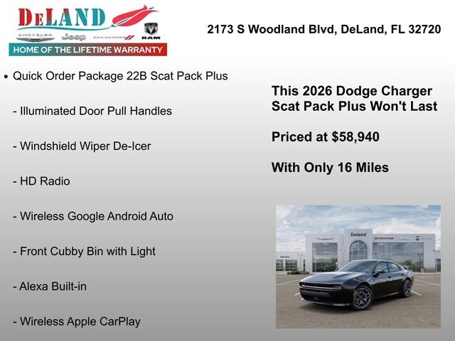 New 2026 Diamond Black Crystal Pearlcoat Dodge R/T Scat Pack image 30