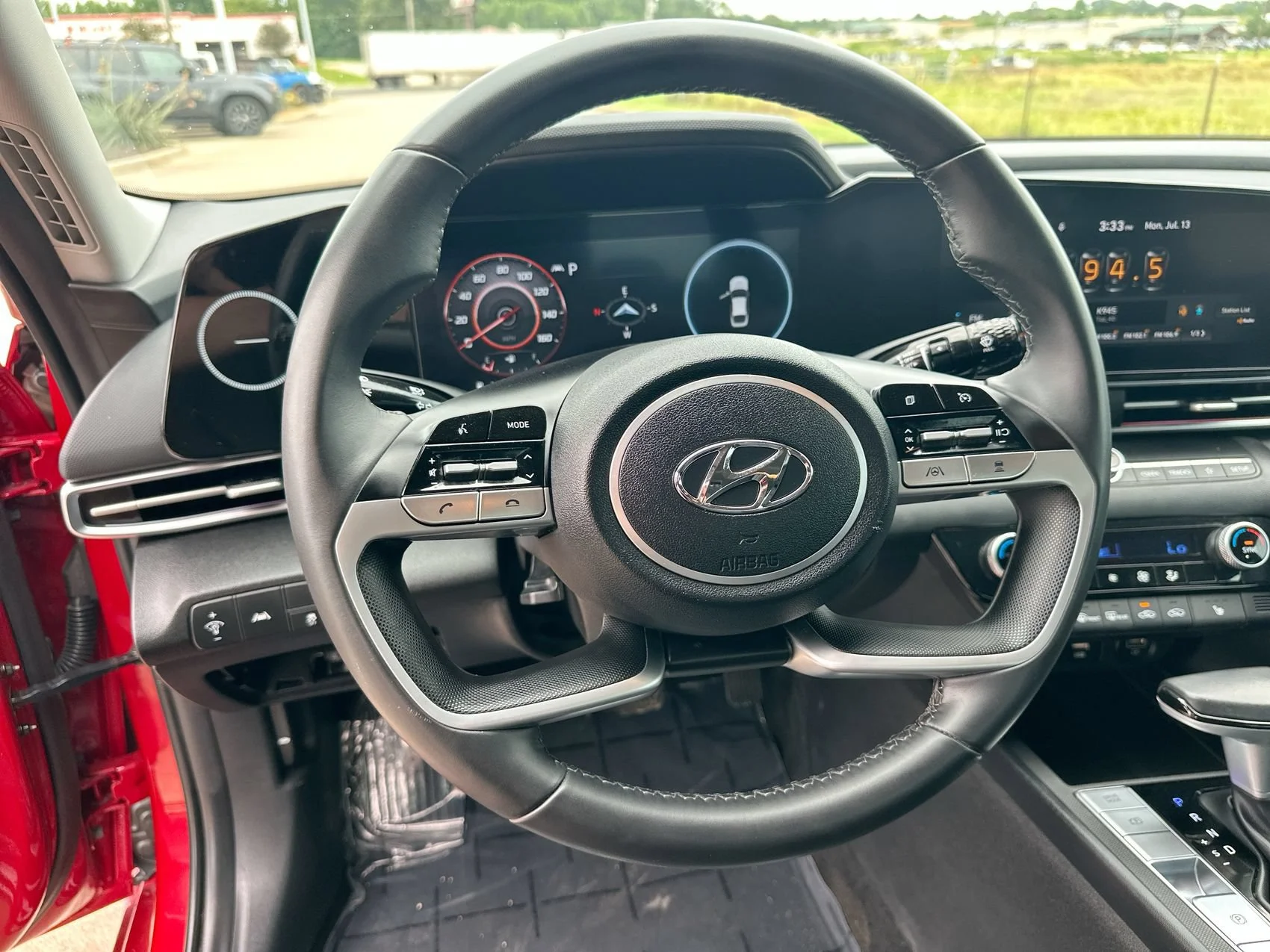 Used 2023 Scarlet Red Pearl Hyundai Limited image 14