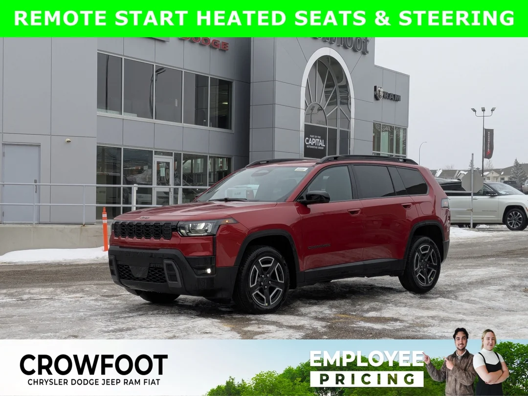New 2026 Red Jeep Laredo - - 4x4 - 1.6L Turbo Hybrid - 12.3 Uconnect 5 Display - Selec-Terrain System & More! image 1