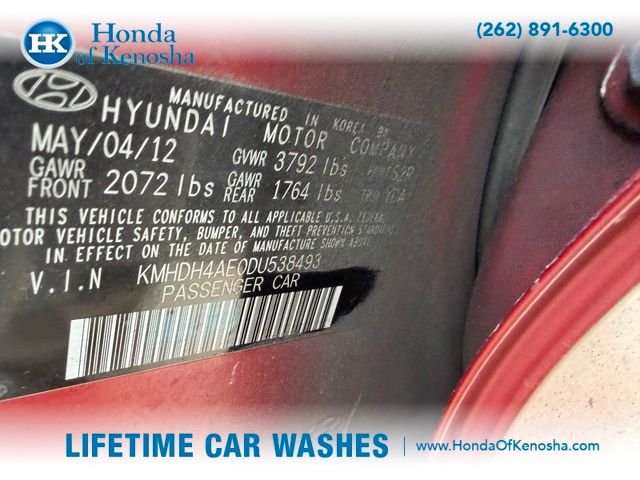 Used 2013 Red Hyundai GLS image 4