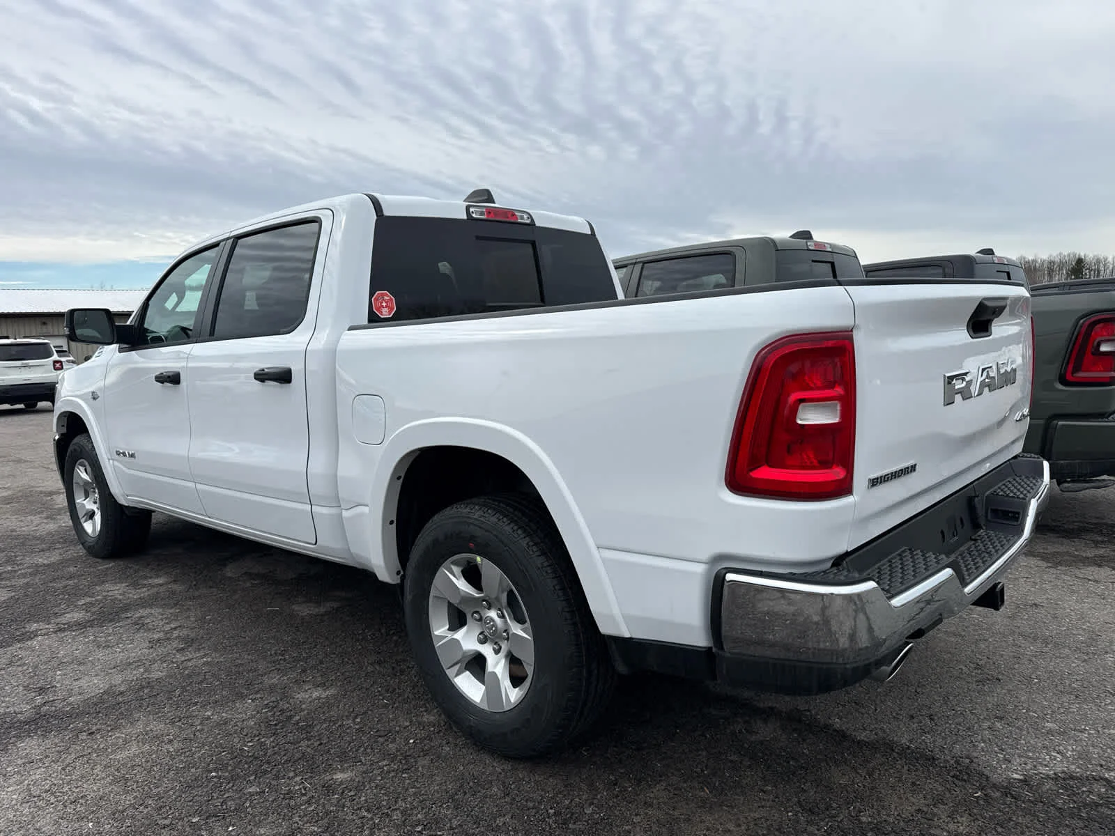 New 2026 Bright White Clear-Coat Exterior Paint RAM Big Horn image 6