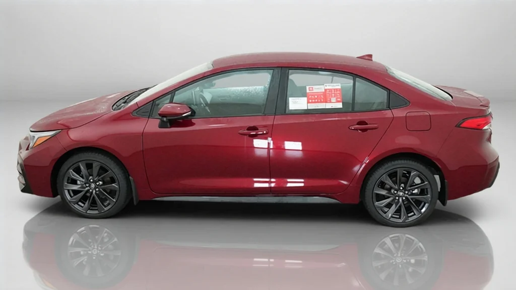 New 2027 Ruby Flare Pearl Toyota SE image 2