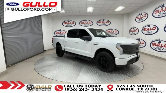 Certified 2023 Ford F-150 Lightning XLT with VIN 1FTVW1EL0PWG37460 for sale in Conroe, TX