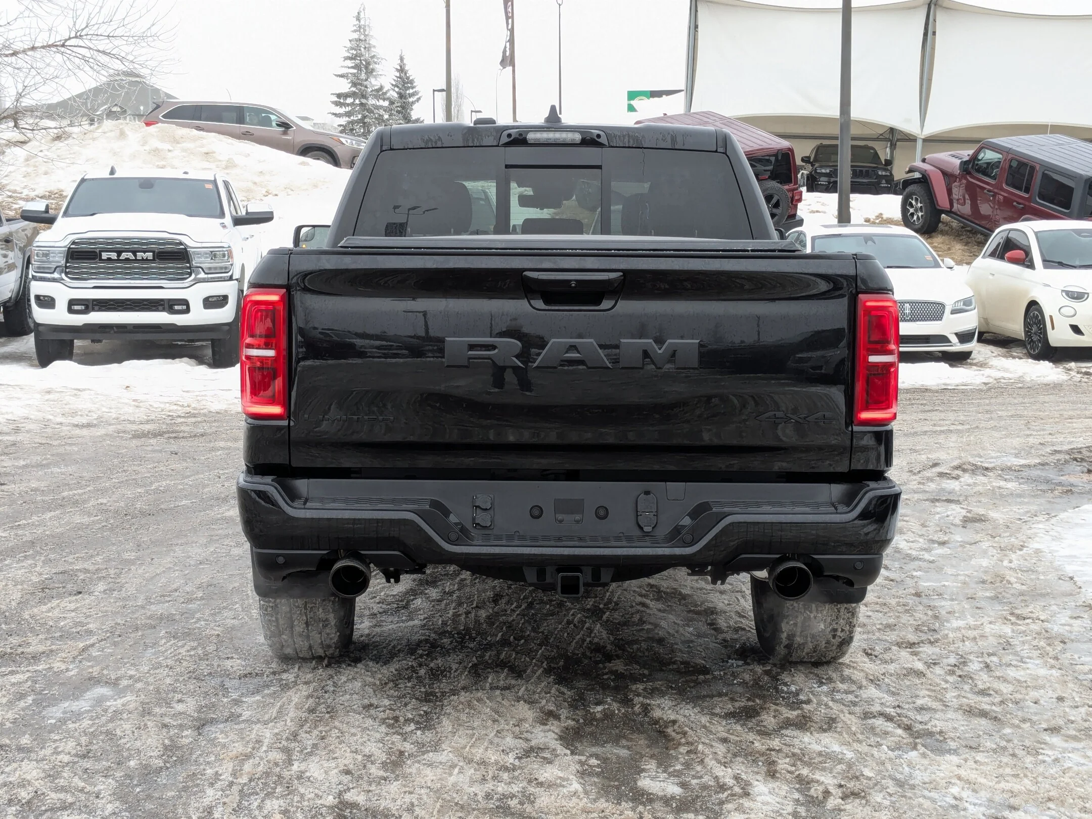 New 2026 Black RAM Limited - - Night Edition - Level A Grp - Pano Sunroof - 14.4 Uconnect NAV & More! image 7