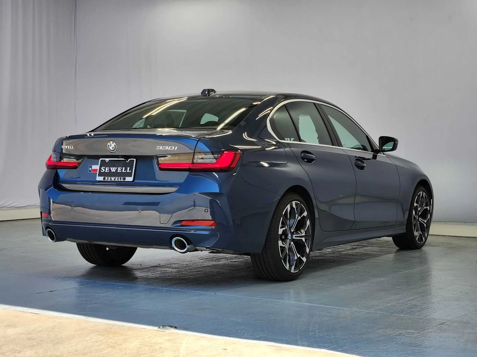 Certified Used 2025 Arctic Race Blue metallic BMW 330i image 4