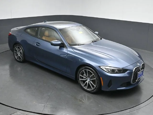 Certified Used 2021 Arctic Race Blue Metallic BMW 430i xDrive image 41