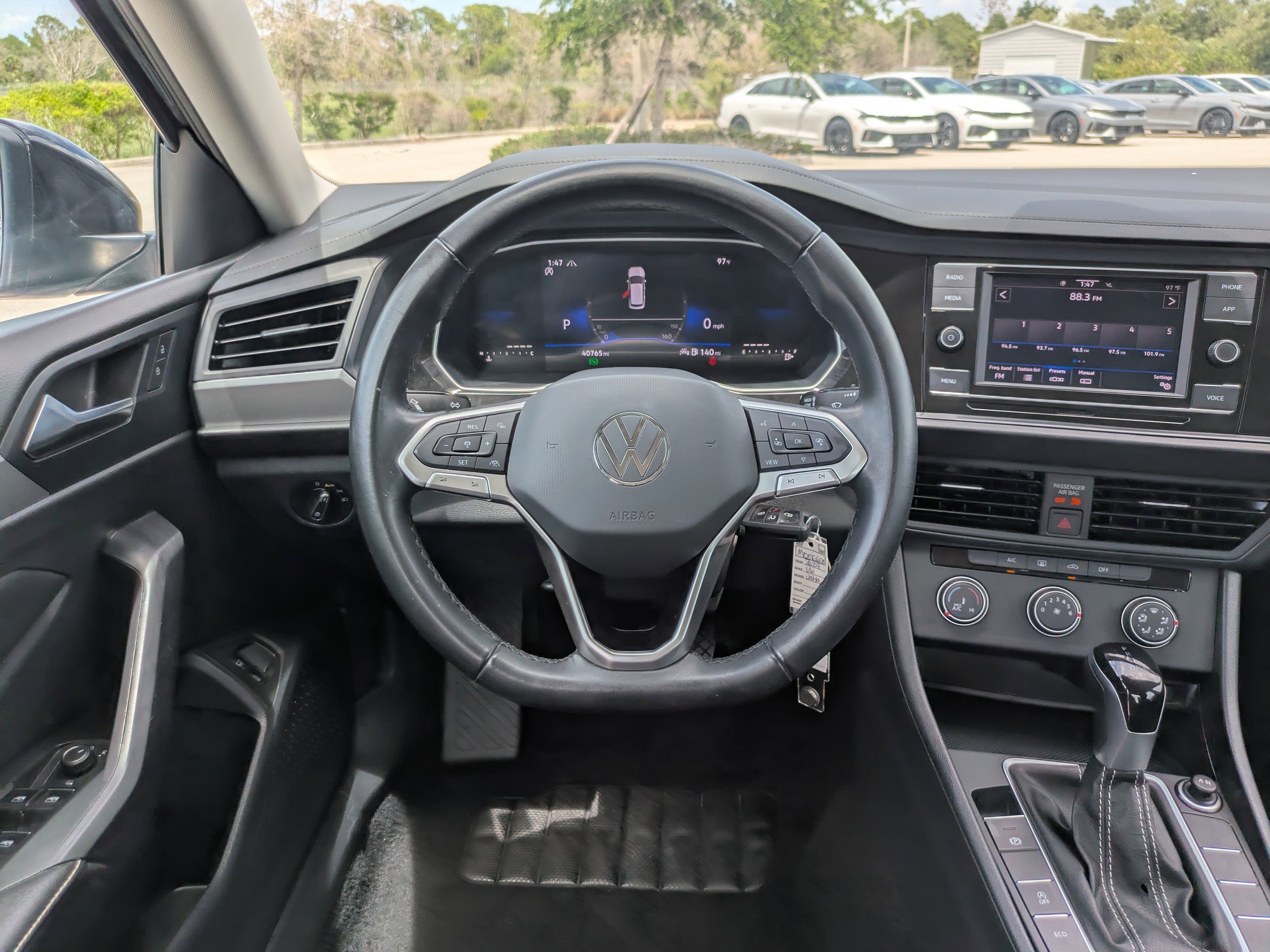 Used 2024 Deep Black Pearl Volkswagen S image 16