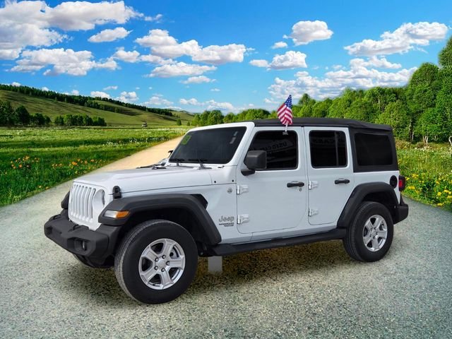 Certified Used 2019 White Jeep Unlimited Sport S image 2