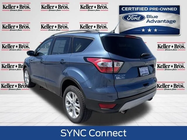 Certified Used 2018 Blue Metallic Ford SE image 5