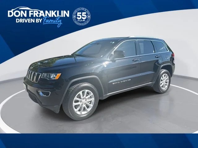 Used 2021 Black Jeep Laredo E image 1