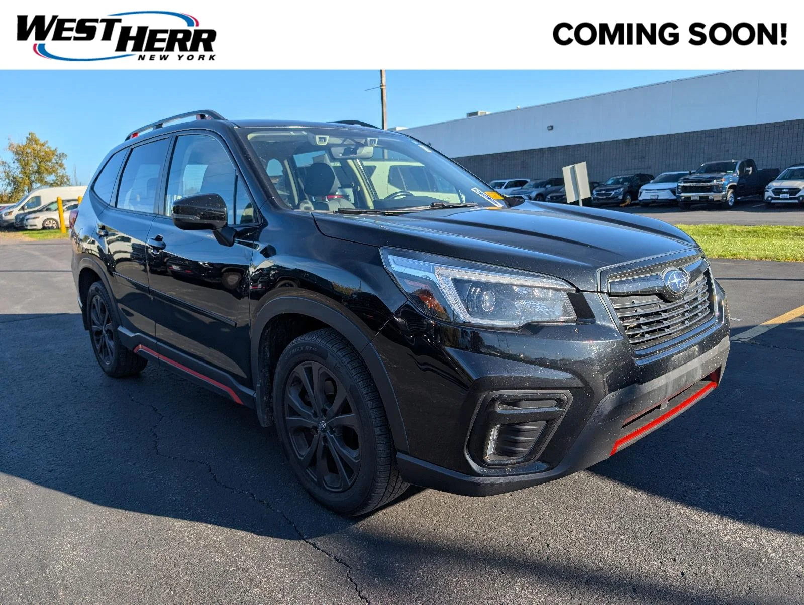 Used 2021 Crystal Black Silica Subaru Sport image 1
