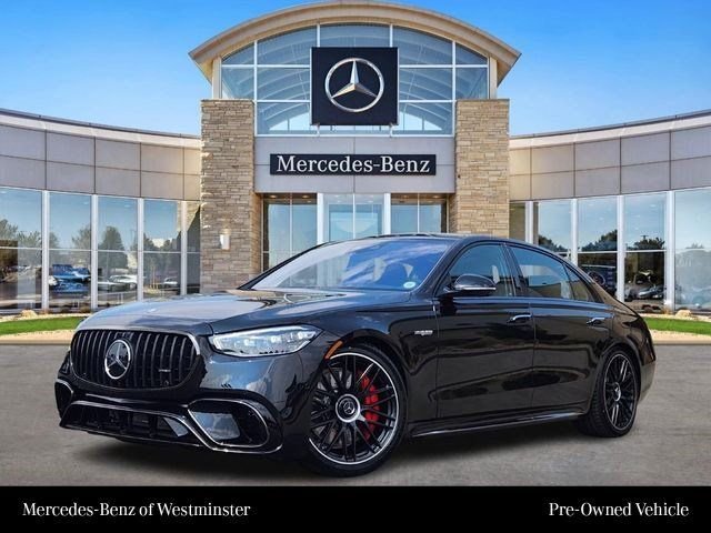 Used 2026 Obsidian Black Metallic Mercedes-Benz S 63 E AMG® image 1