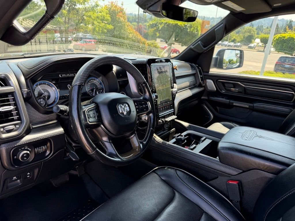 Used 2021 Diamond Black Crystal Pearlcoat Ram Limited image 16