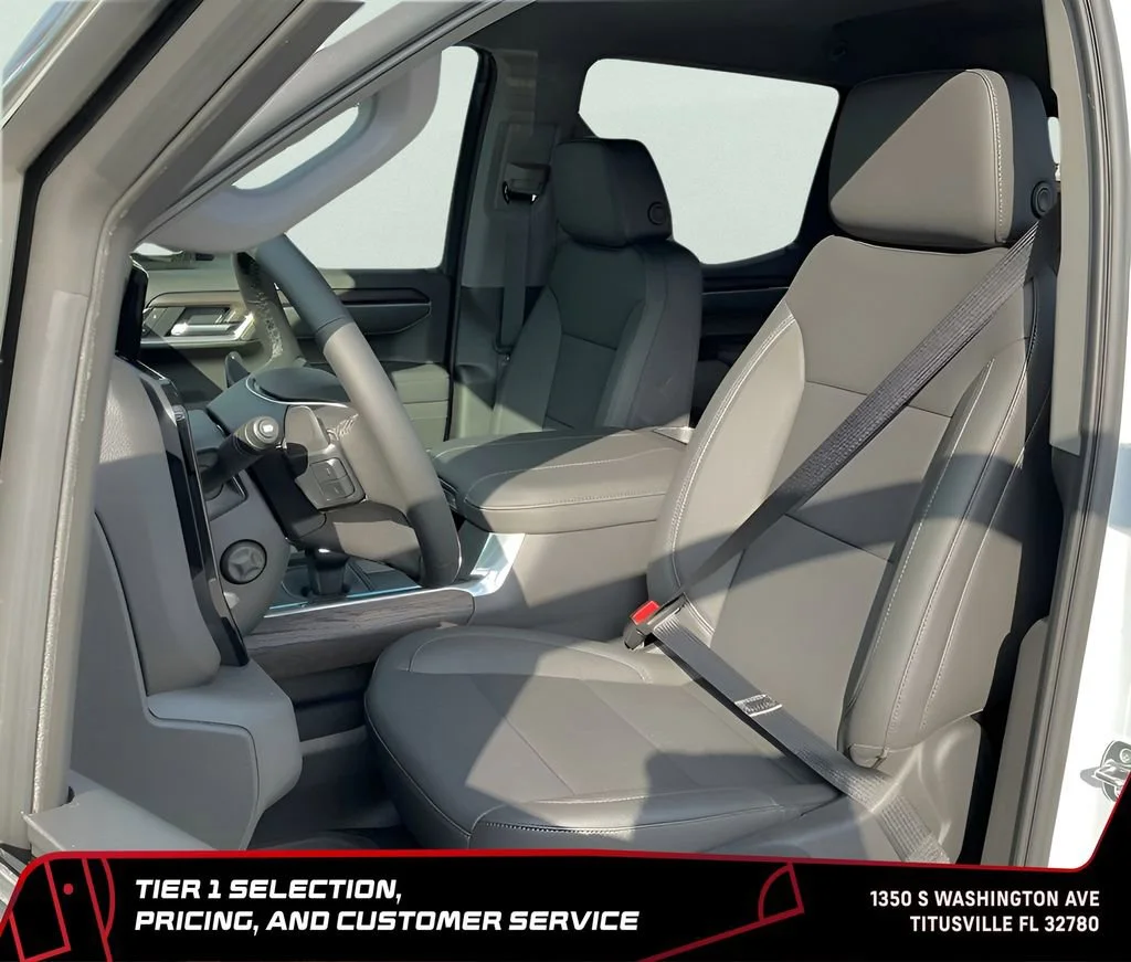 New 2026 Glacier White Tricoat GMC SLT image 46