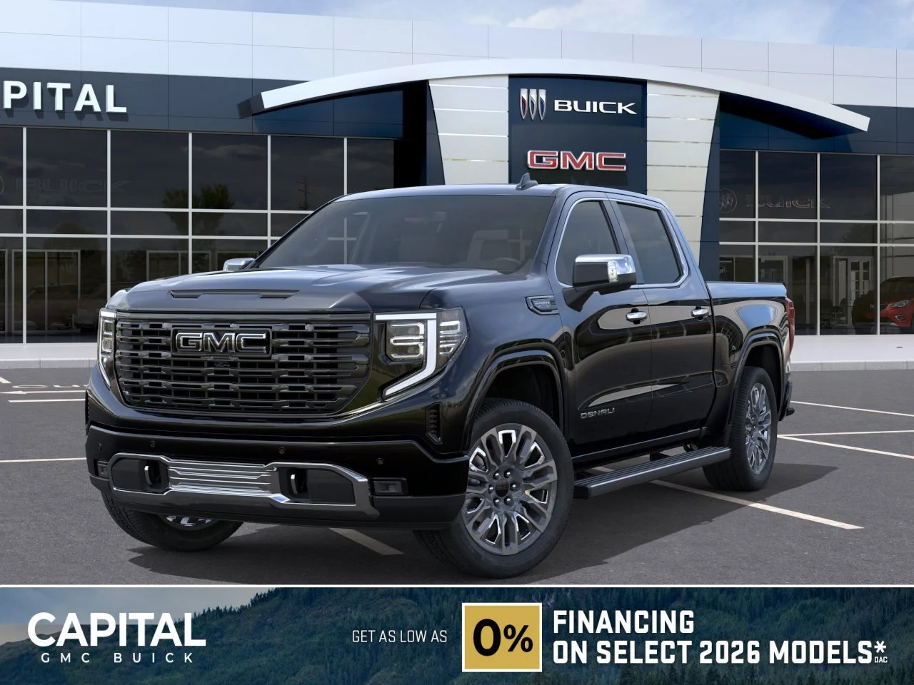 New 2026 ONYX BLACK GMC Denali Ultimate image 1