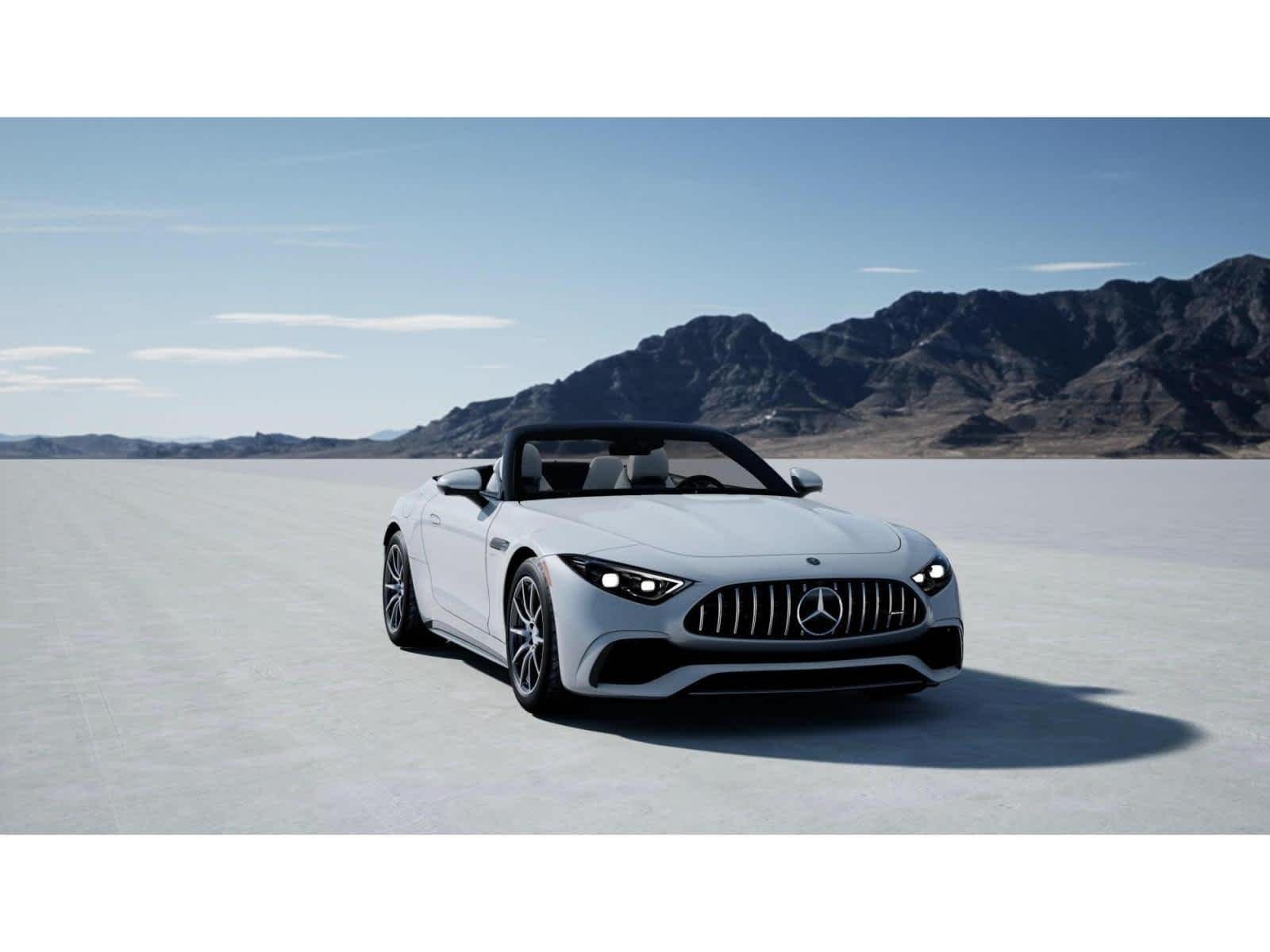 New 2027 MANUFAKTUR Moonlight White Metallic Mercedes-Benz AMG® SL 43 Roadster image 8
