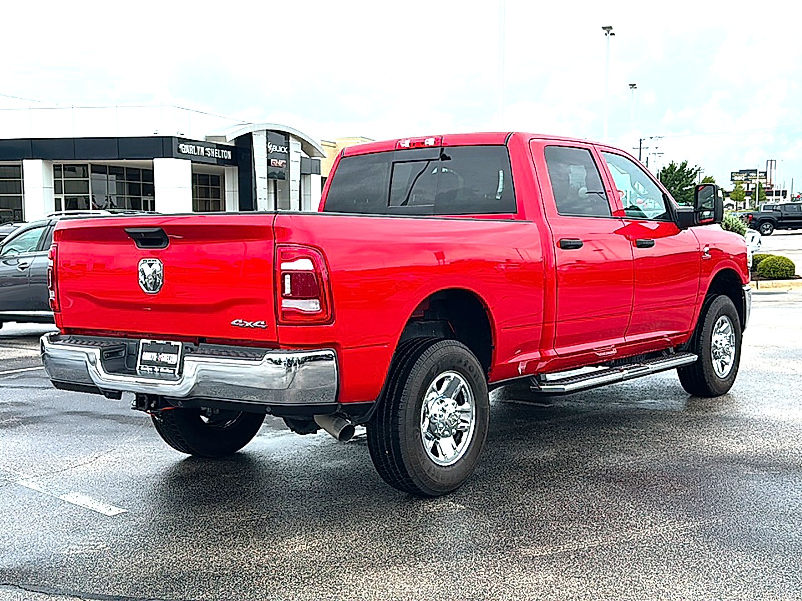 Used 2024 Flame Red Clearcoat Ram Tradesman Crew Cab 4x4 6