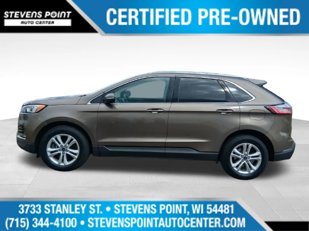 Used 2019 Stone Gray Metallic Ford SEL image 4