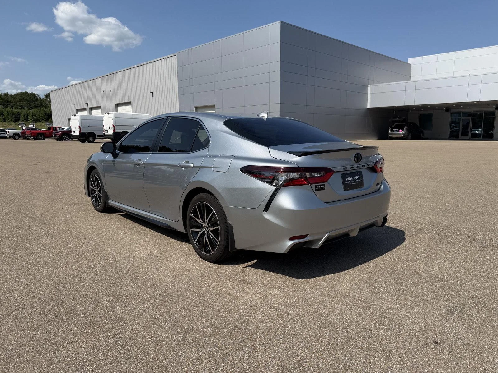 Used 2023 Celestial Silver Metallic Toyota SE image 4