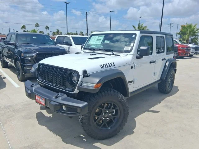 New 2026 Bright White Clear-Coat Exterior Paint Jeep Willys image 3